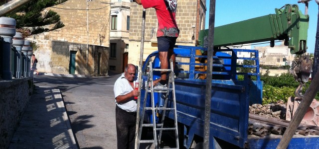 Batting Cage on Car Free Day