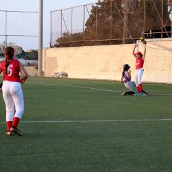 REDCOATS WIN MARRED BY INJURY TO CORINNE GRIMA